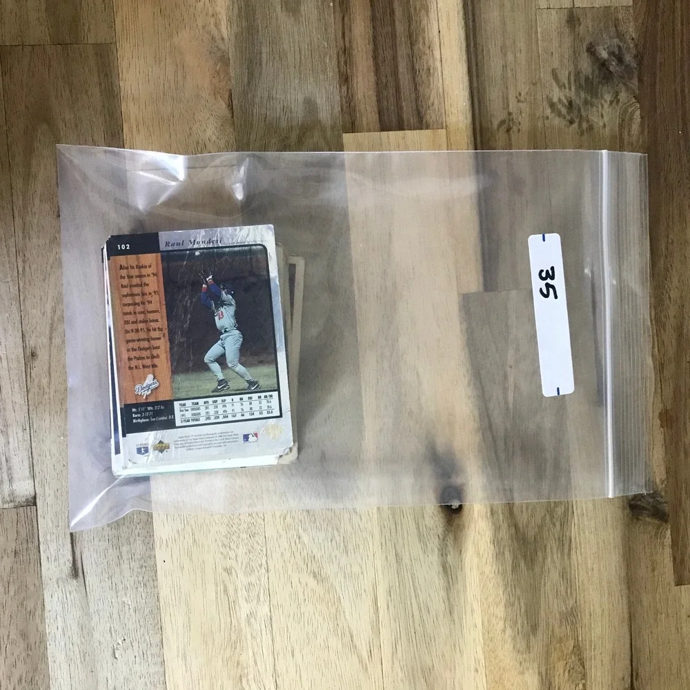Vintage Baseball Card Lot 35ct Bonds Henderson Ryan Thome Topps Donruss Fleer
